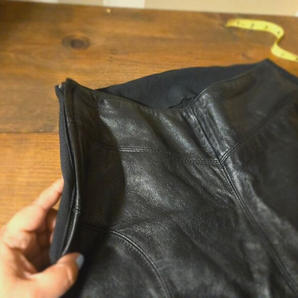 Arlen Ness High Waist Leather Biker Motorcycle Pants size L - Picture 6 of 11